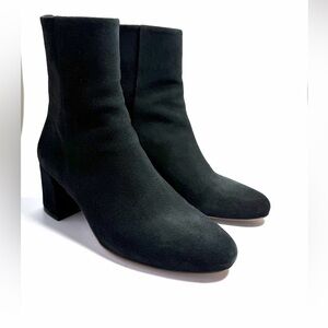 Black Suede Ankle Boots Anthology Paris